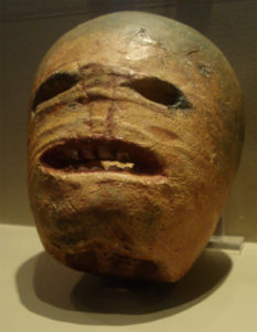 A traditional Irish Jack-o\'-Lantern in the Museum of Country Life, Ireland.